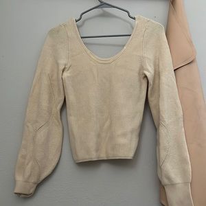 Abercrombie & Fitch bell-sleeve sweater
